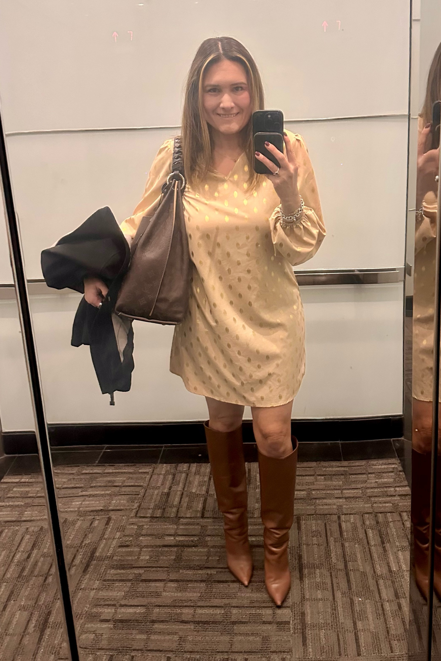 If you’re looking for a fun holiday dress that’s also work appropriate, then you can’t go wrong with this one! 🤩

#LTKHoliday #LTKOver40 #LTKShoeCrush