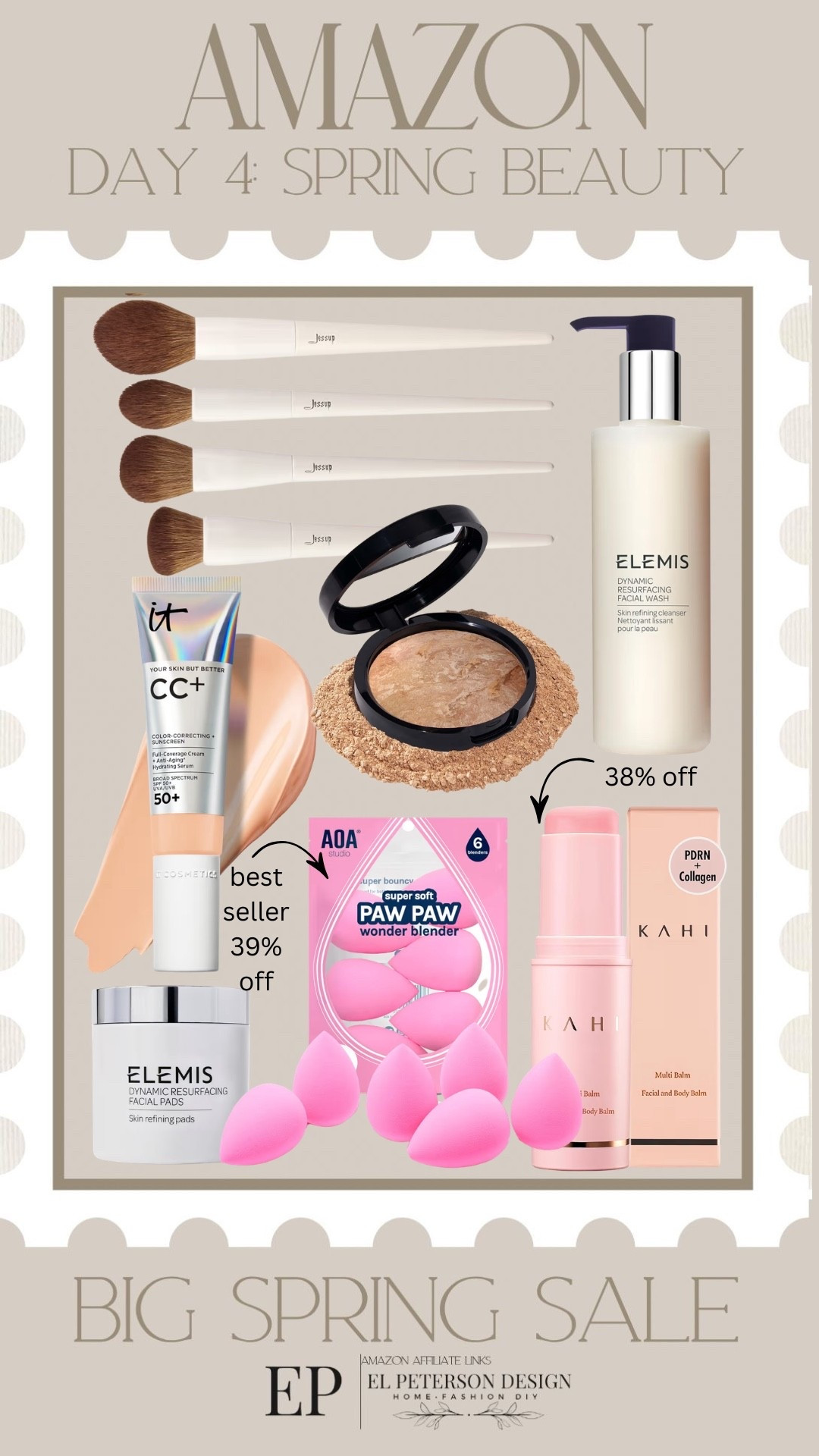  Amazon Big Spring Sale
Day 4: Spring Beauty
Foundation 
Makeup brush
Lip balm
Makeup sponge


#LTKSaleAlert