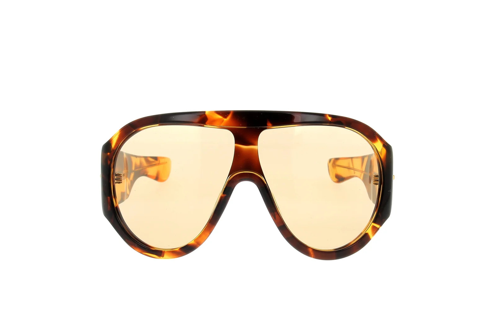 Bottega Veneta Eyewear Scudo Shield Sunglasses | Cettire Global