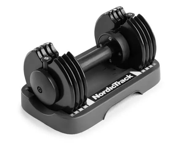 NordicTrack Select-a-Weight 25 lb. Adjustable Dumbbell – Single | Dick's Sporting Goods