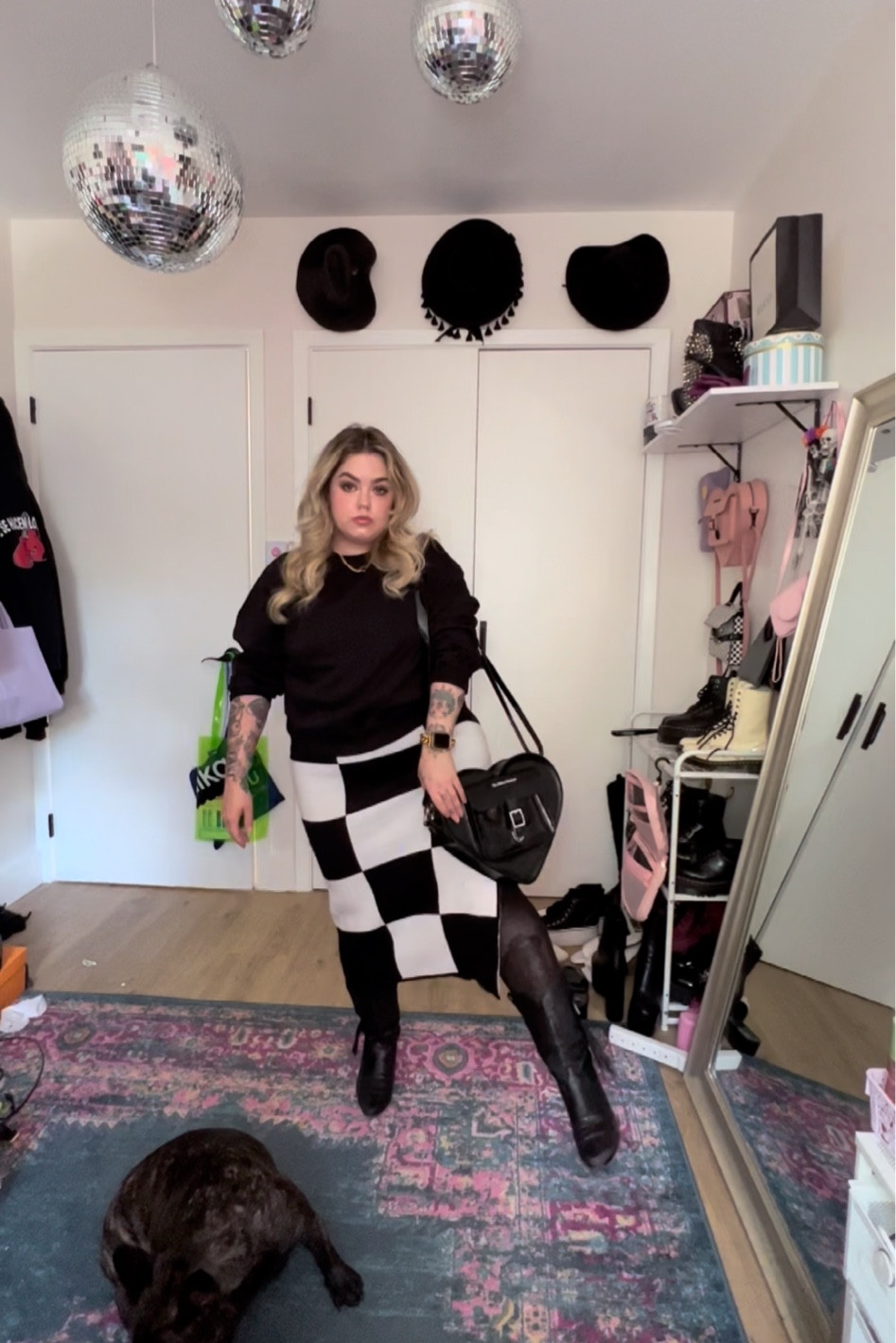 Another look from my recent tik tok! I have linked the skirt from where I purchased. After purchasing from this site (temu) I heard it is not super secure. I recommend proceeding with caution and using a third party processing site such as PayPal to protect your card info! As an FYI, I will not be purchasing from them in the future. 

#LTKSeasonal #LTKworkwear #LTKcurves