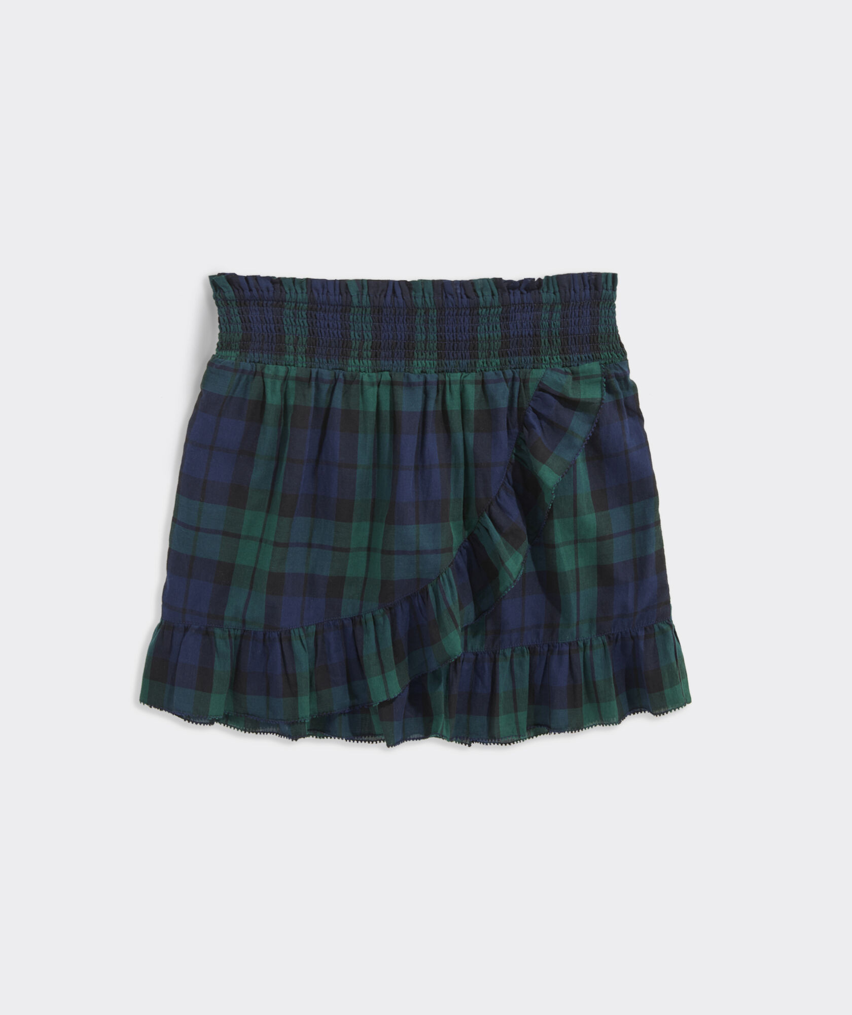 Girls' Blackwatch Ruffle Skirt | vineyard vines