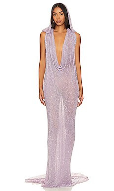 Bronx and Banco Amalia Lilac Gown in Lilac from Revolve.com | Revolve Clothing (Global)