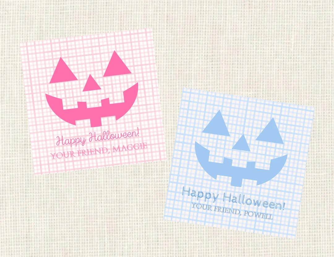 Watercolor Halloween Tags / Kids Tags for Halloween Treat Bags - Etsy | Etsy (US)