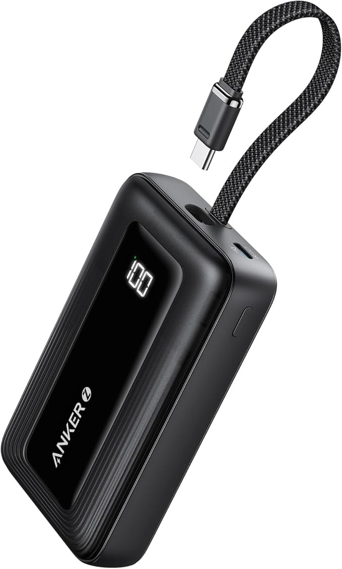 Anker Portable Charger, 10,000mAh 30W Power Bank, USB-C in and Out Fast Charging Battery Pack, Tr... | Amazon (US)