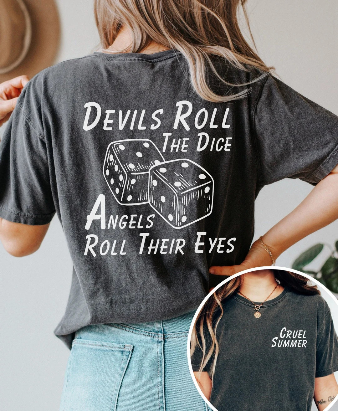 Devils Roll the Dice Cruel Summer T-shirt Taylor Swiftie - Etsy | Etsy (US)
