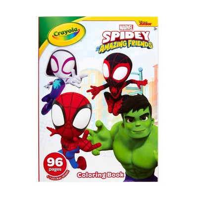 Crayola 96pg Coloring Book - Spidey and His Amazing Friends: Creative Kids Activity, Ages 3+, Spider-Man Pages | Target