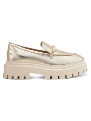 Perla Ultra Lug Sole Loafers | Saks Fifth Avenue OFF 5TH