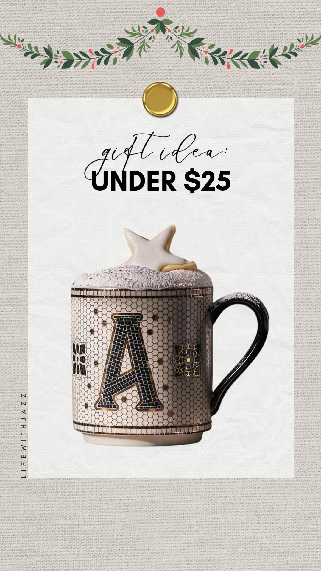 Gift idea under $25 for anyone 

Personalized mug / classic style 

#LTKGiftGuide #LTKFindsUnder50