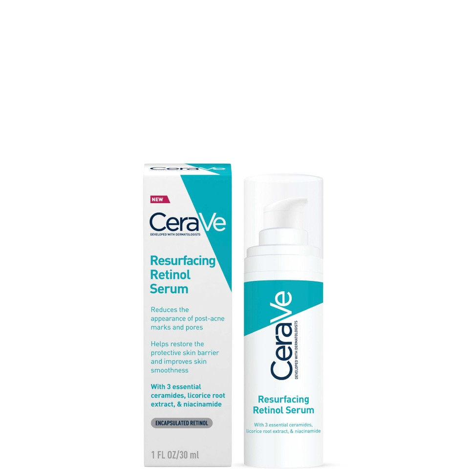 CeraVe Resurfacing Retinol Serum with Ceramides and Niacinamide for Blemish-Prone Skin 30ml | Cult Beauty