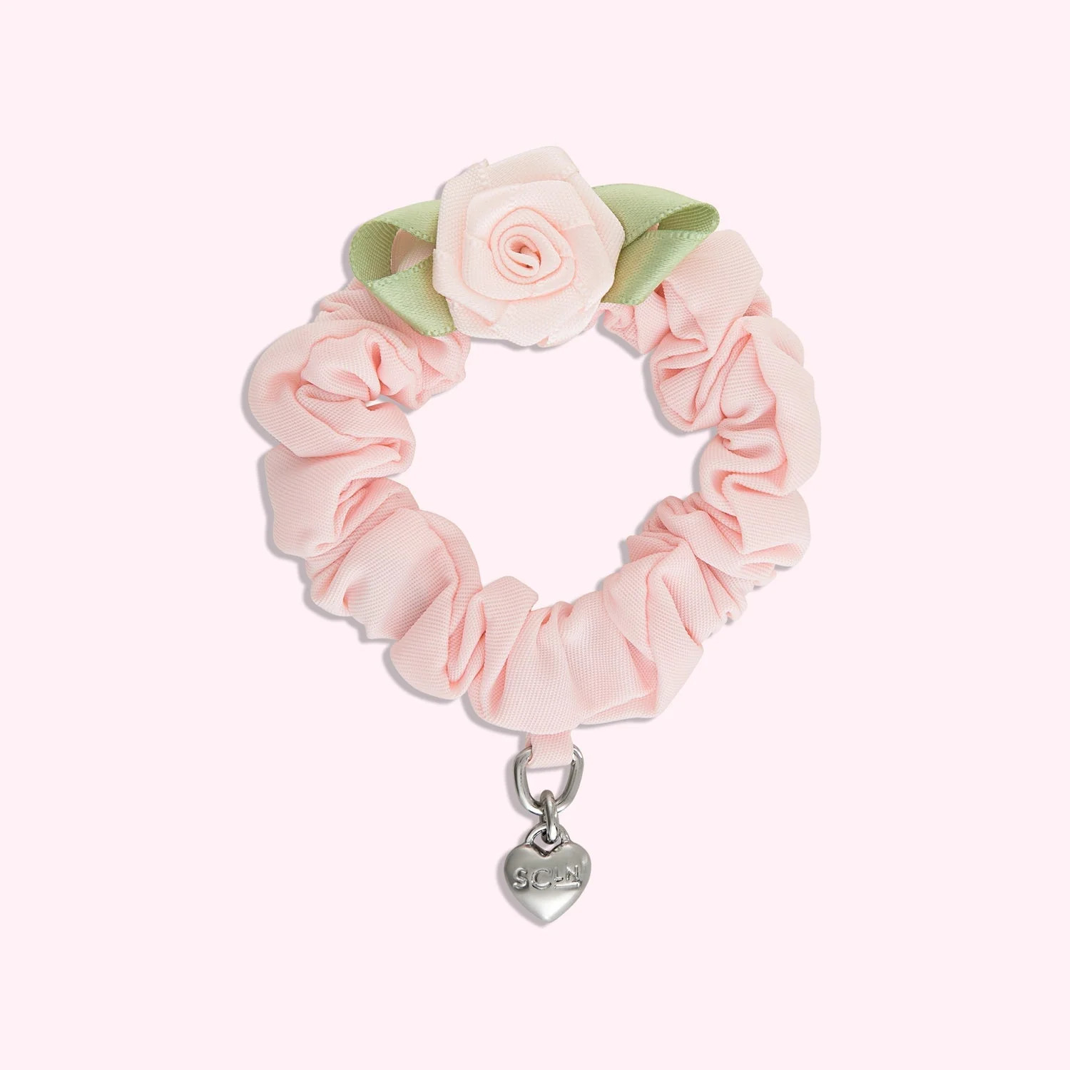 Slim Scrunchie with Flower | Stoney Clover Lane | Stoney Clover Lane