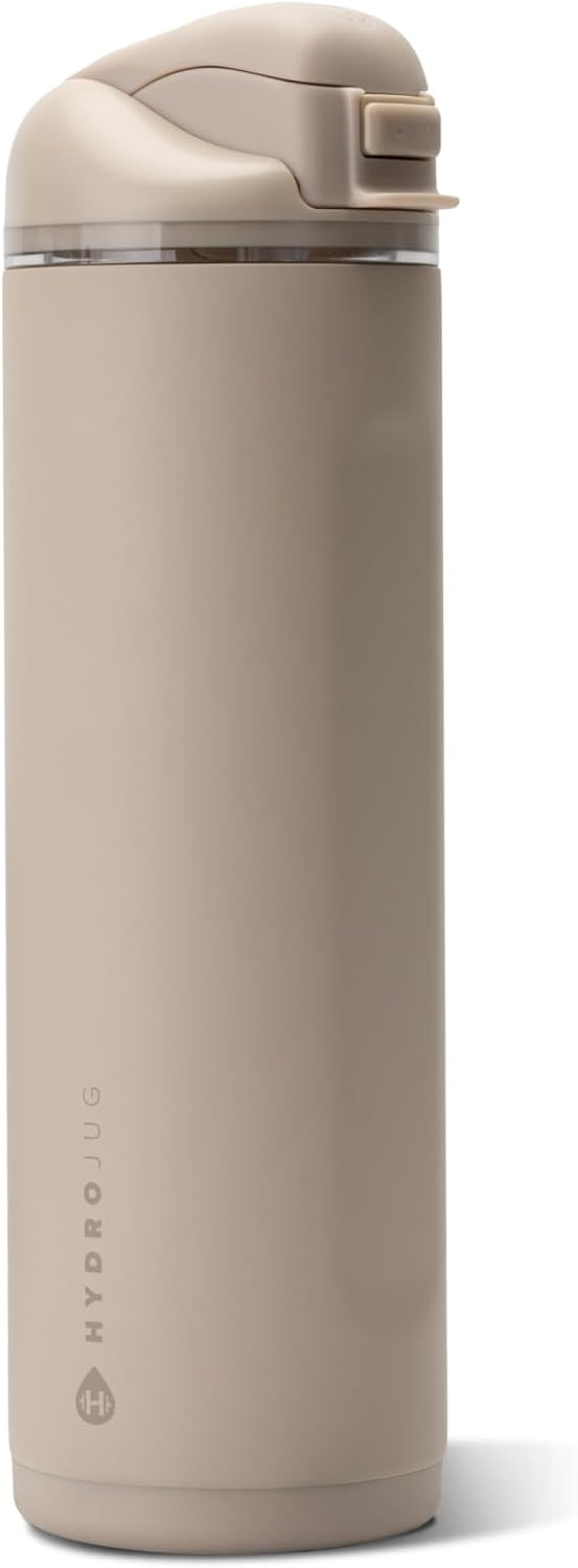 HydroJug Ease2o 24oz Insulated Water Bottle, Straw & Chug Lid, Dune | Amazon (US)