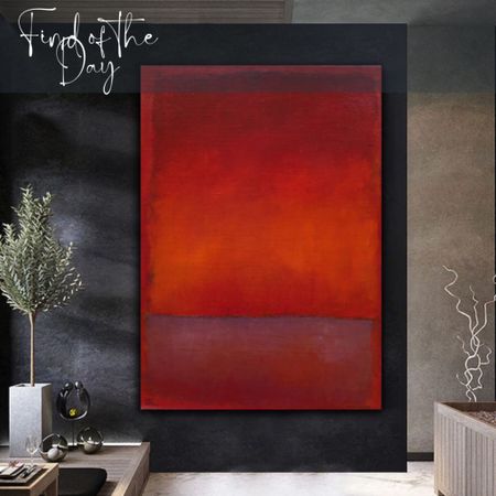 Searching for a showstopper piece of art for your home? Look no further! This beautiful red abstract piece of artwork is sure to turn heads. We love the richness of color and texture this adds to any space  

#LTKFind #LTKfamily #LTKhome