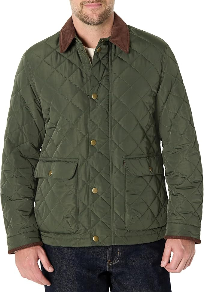 Amazon Essentials Men's Relaxed Fit Quilted Midweight Jacket | Amazon (US)