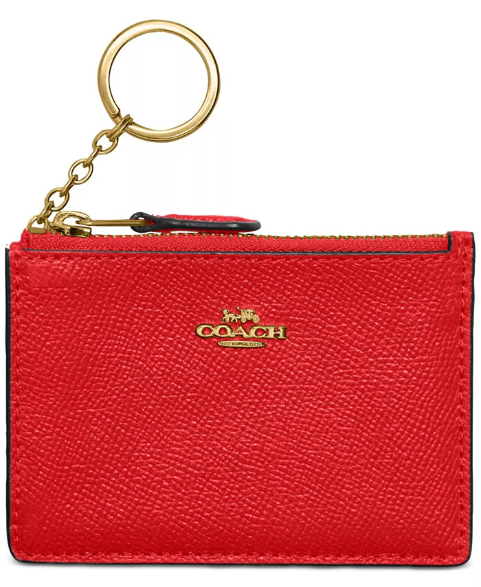 COACH Crossgrain Leather Mini Skinny ID Case & Reviews - Handbags & Accessories - Macy's | Macys (US)