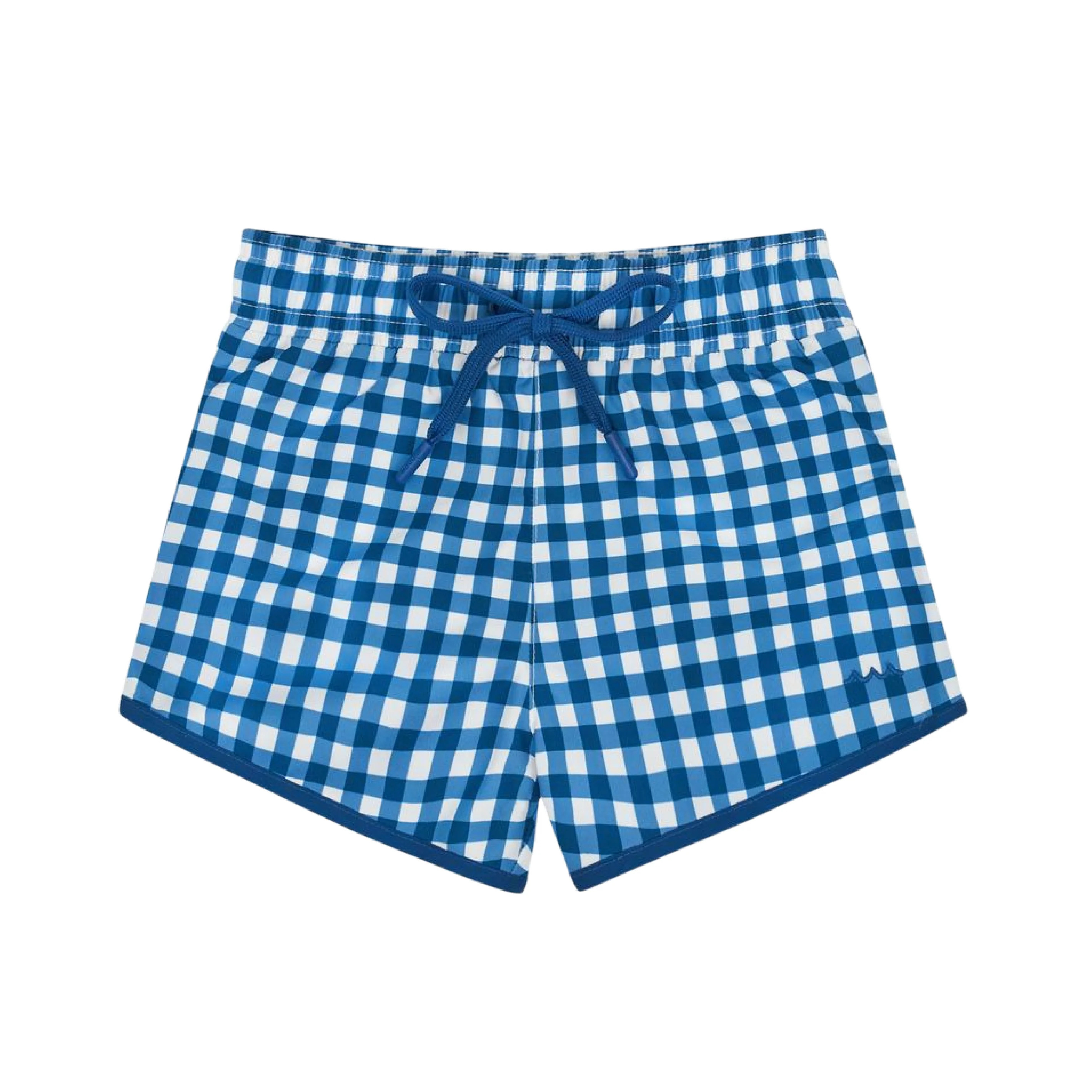 boys navy picnic gingham boardie | Minnow