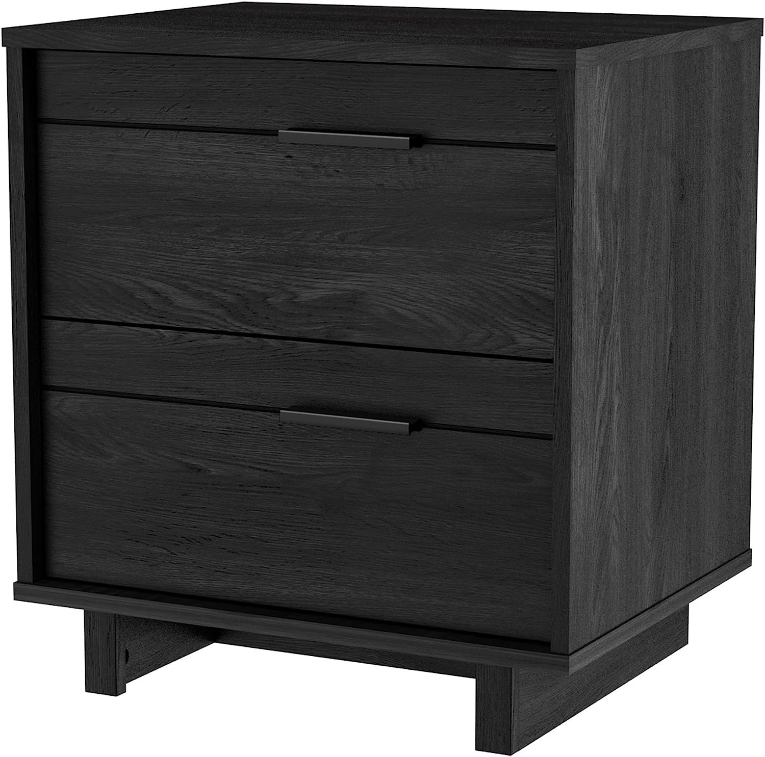 South Shore Fynn 2-Drawer Nightstand-Gray Oak, 0 | Amazon (US)