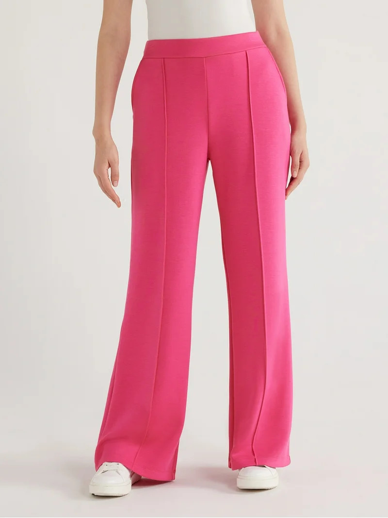 Scoop Women’s and Women’s Plus Ultimate Scubaknit Seamed Sweatpants, Sizes XS-4X | Walmart (US)