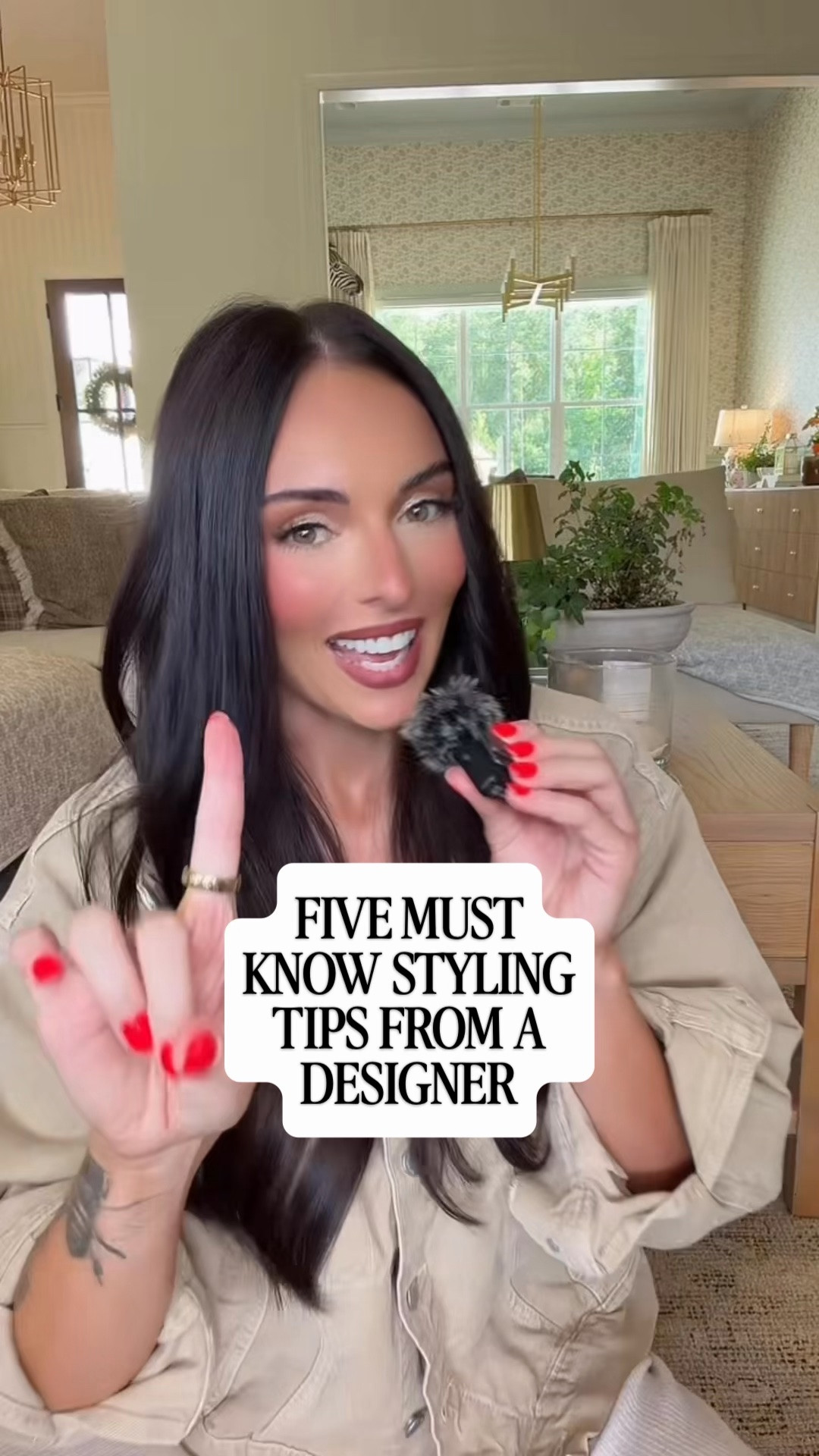 5 must-know styling tips from an interior designer 🤍✨

These are the little things I swear by that can completely change the way a room looks and feels — without having to start over or spend a fortune.

Think bigger scale, better proportions, intentional layering, and those finishing touches that make your home feel styled instead of just decorated.

And remember: your home doesn’t have to be perfect or finished overnight. The best spaces are collected over time and filled with things you genuinely love. 🏡

Save this for your next home refresh + tell me which tip you’re already doing! 🤎

#interiordesign #interiordesigntips #homestyling #homedecor #designertips #homeinspo #interiordesigner