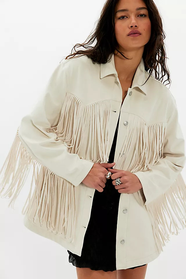 We The Free Fringe Out Vegan Suede Jacket | Free People (Global - UK&FR Excluded)