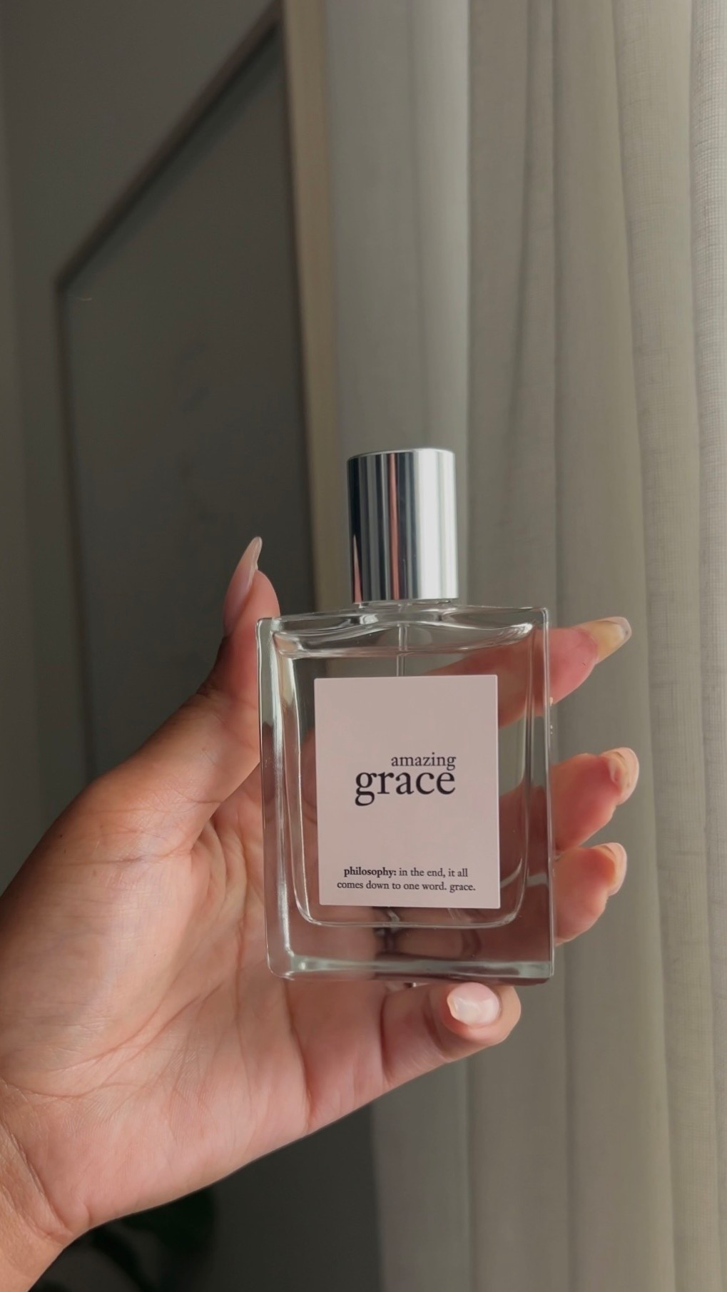 Philosophy Amazing Grace Eau de Toilette. The notes of bergamot, lily of the valley, and signature musk are soft and light it embodies grace femininity and timeless beauty. It’s a scent that’s minimalist but memorable.

#LTKBeauty #LTKselfcare #LTKSeasonal