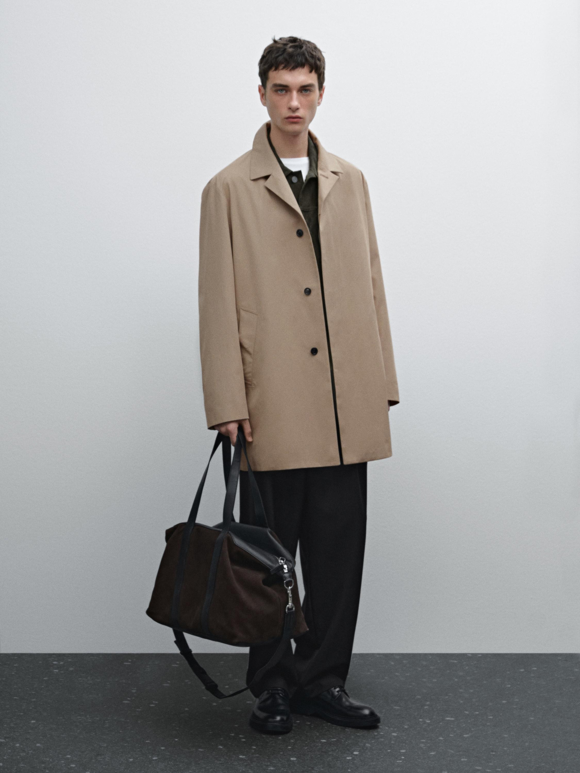 100% cotton trench coat | Massimo Dutti US
