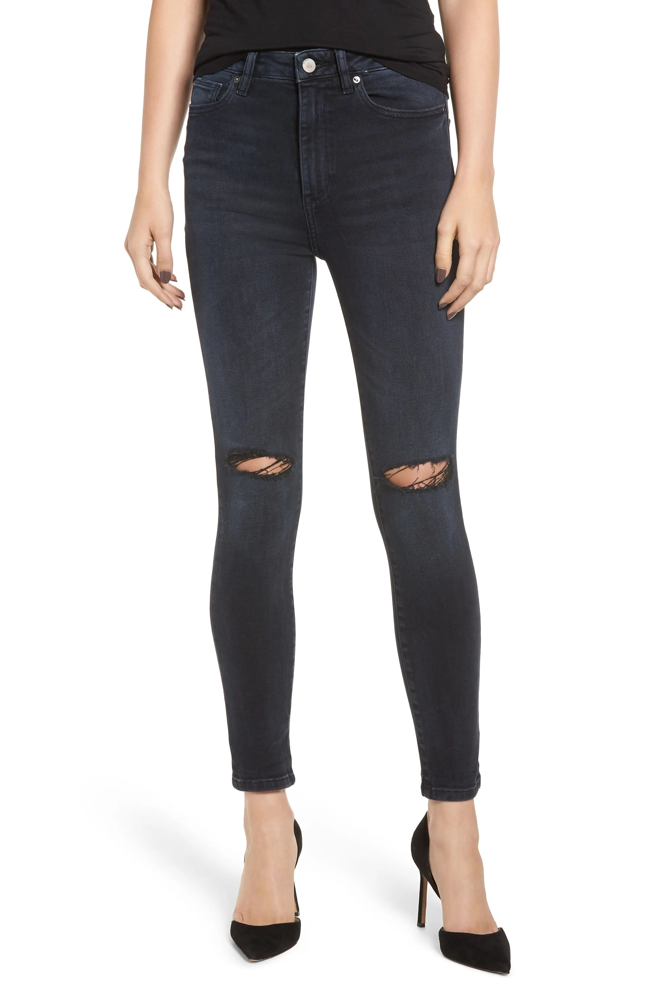 DL1961 Chrissy Ultra High Waist Ankle Skinny Jeans (Porter) | Nordstrom