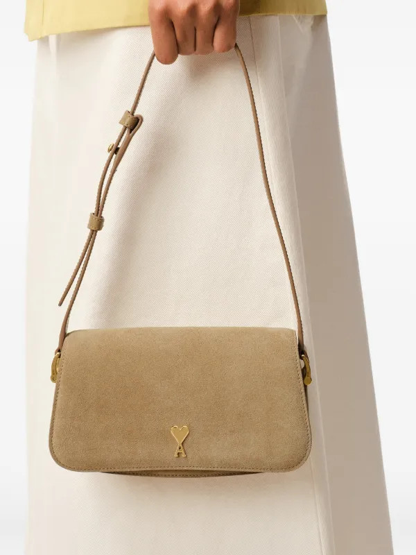 Paris Paris suede shoulder bag | Farfetch Global