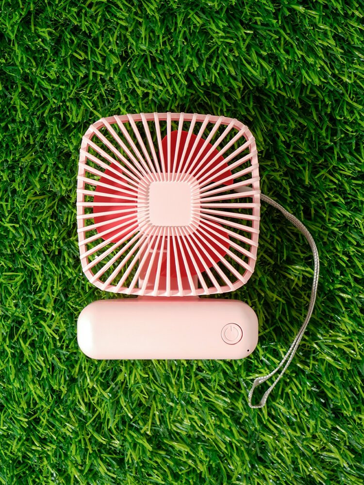 1pc Mini Electric Fan & 1pc Data Cable | SHEIN
