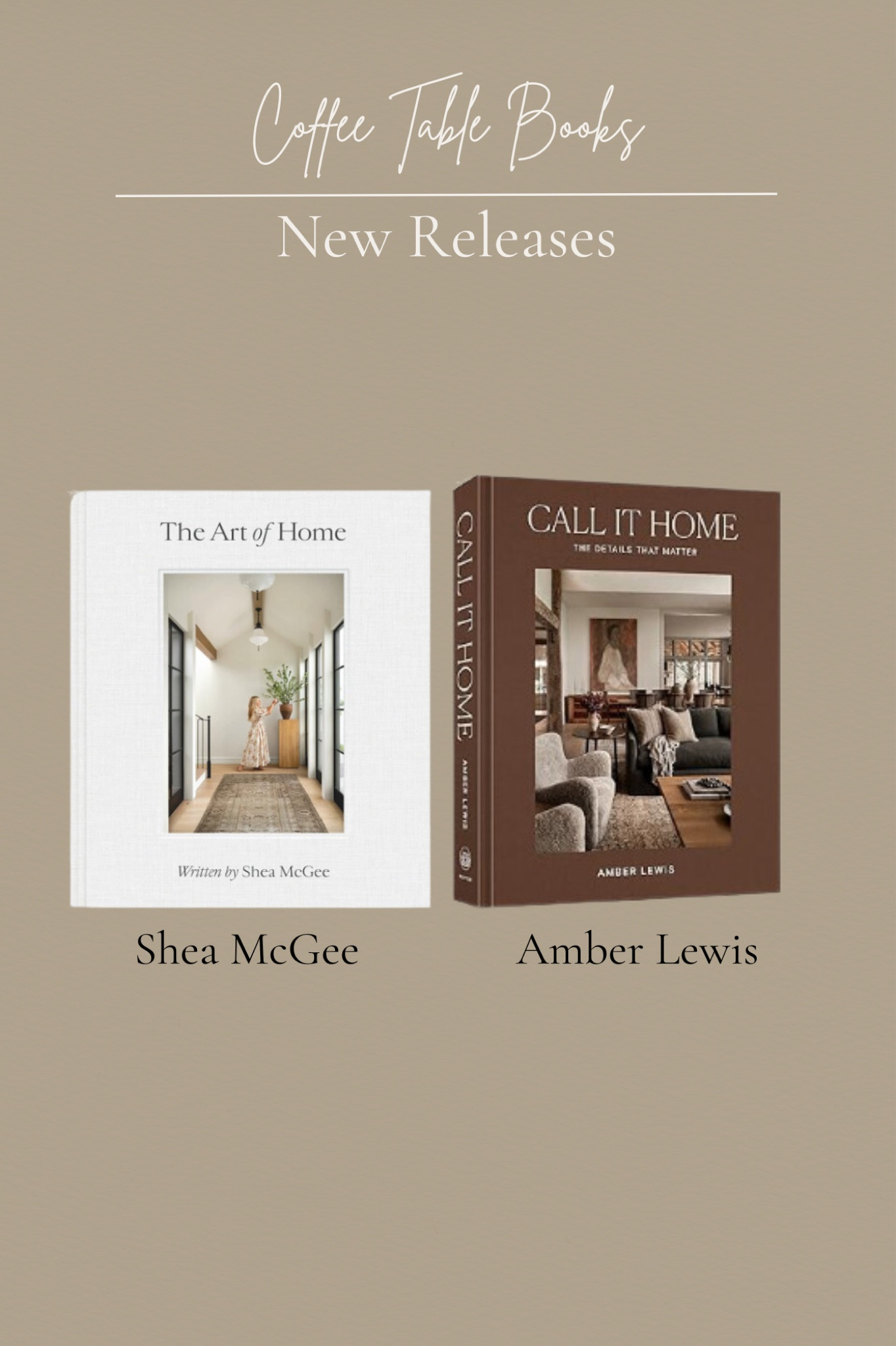 My two favorite interior designers both released a new book this fall! 

#LTKhome