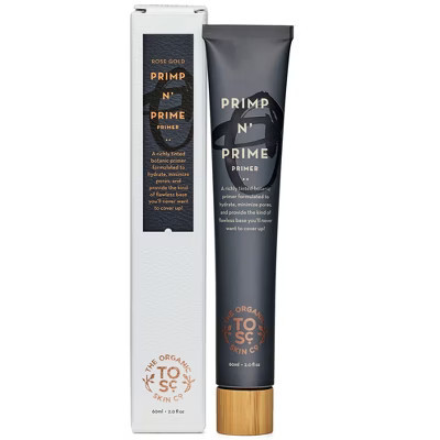 Primp N' Prime Rose Gold Tinted Makeup Primer, Vegan Hydrating Primer Face Makeup, Pore Minimizer & Tinted Moisturizer, The Organic Skin Co, 2.02 floz | Target