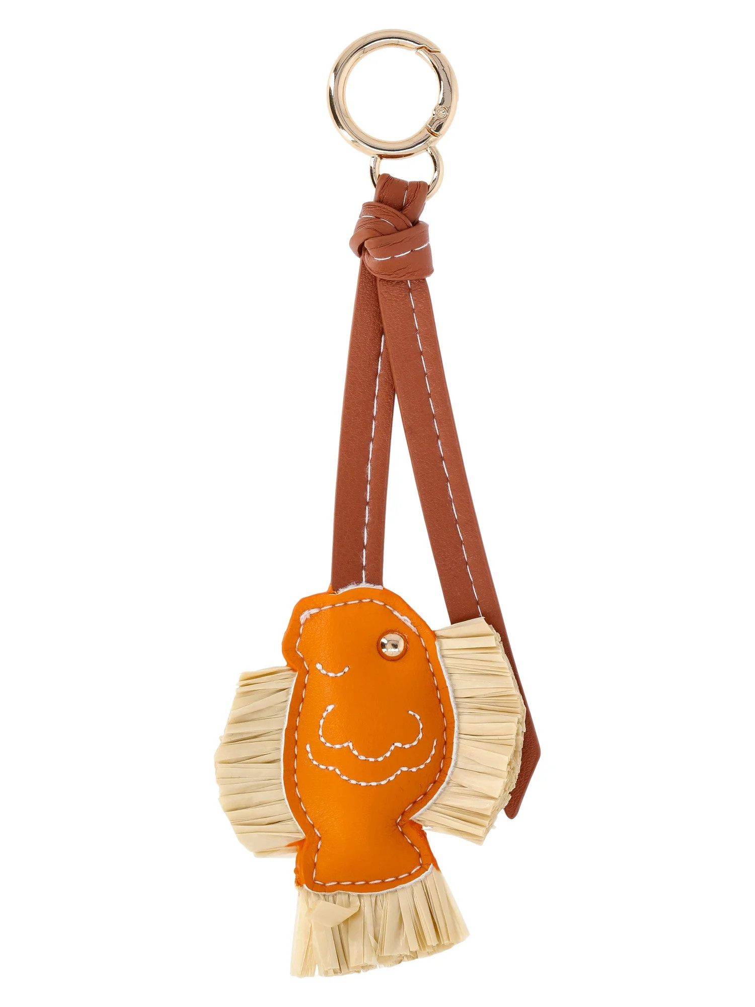 No Boundaries Women's Beach Icons Bag Charm, Orange Fish | Walmart (US)