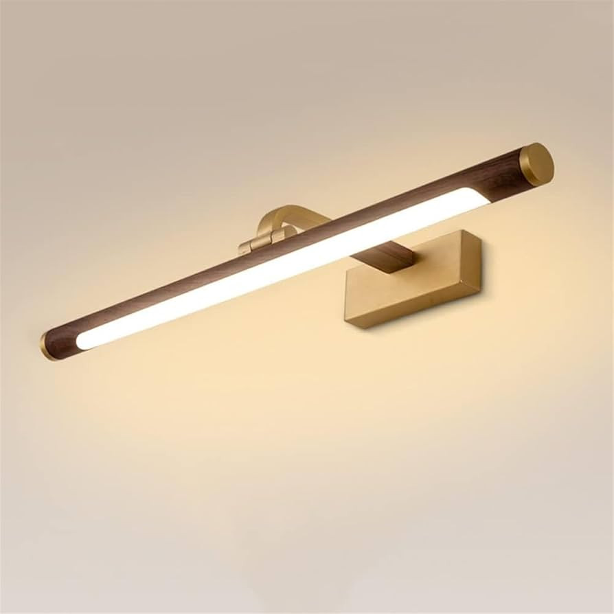 LED Bathroom Mirror Lamp - Adjustable Copper Vanity Bar Sconce with 3 Color Modes, Over Mirror Li... | Amazon (US)