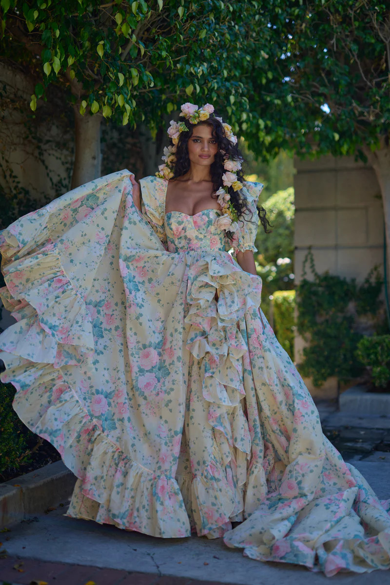 The Fantasy In Bloom Gown | Selkie Collection