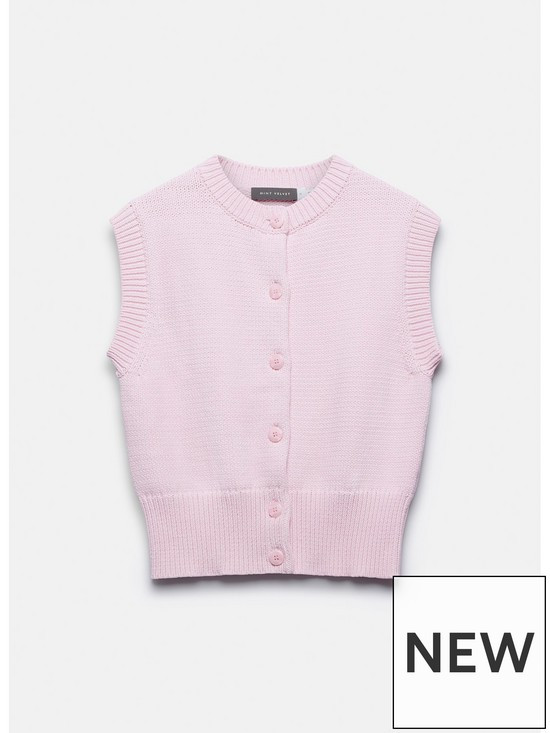 Pink Button Up Tabard | Very (UK)