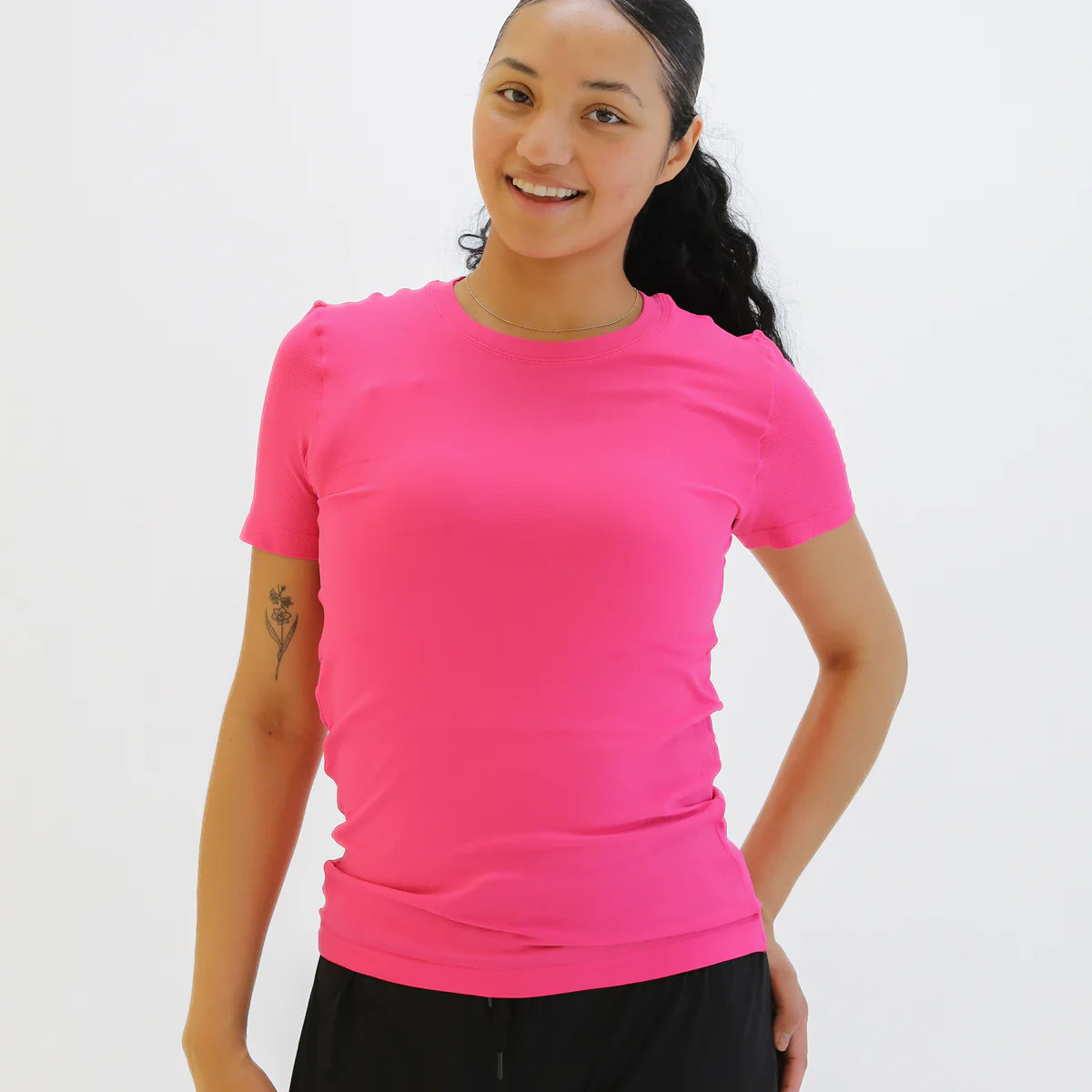 Tempo Short Sleeve (Full-Length) - Punch | Senita Athletics