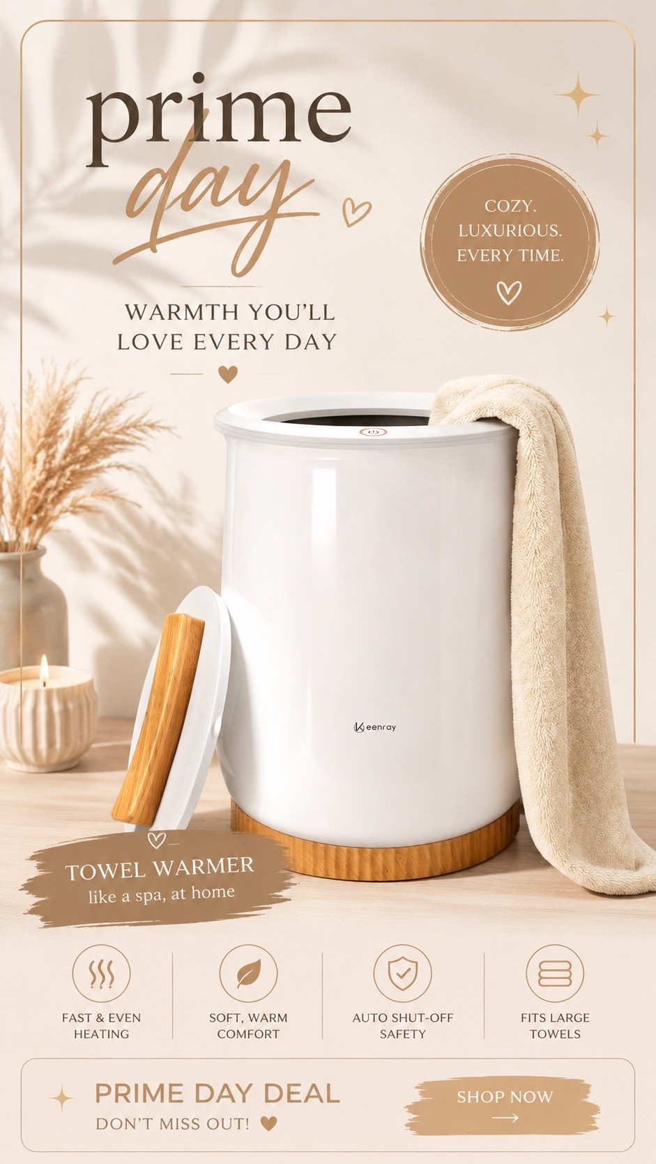 One of my husbands favorite buys for our household! It’s big enough for many towels and this is the only reason why my kids love to take showers!

#LTKHome #LTKSaleAlert #LTKselfcare