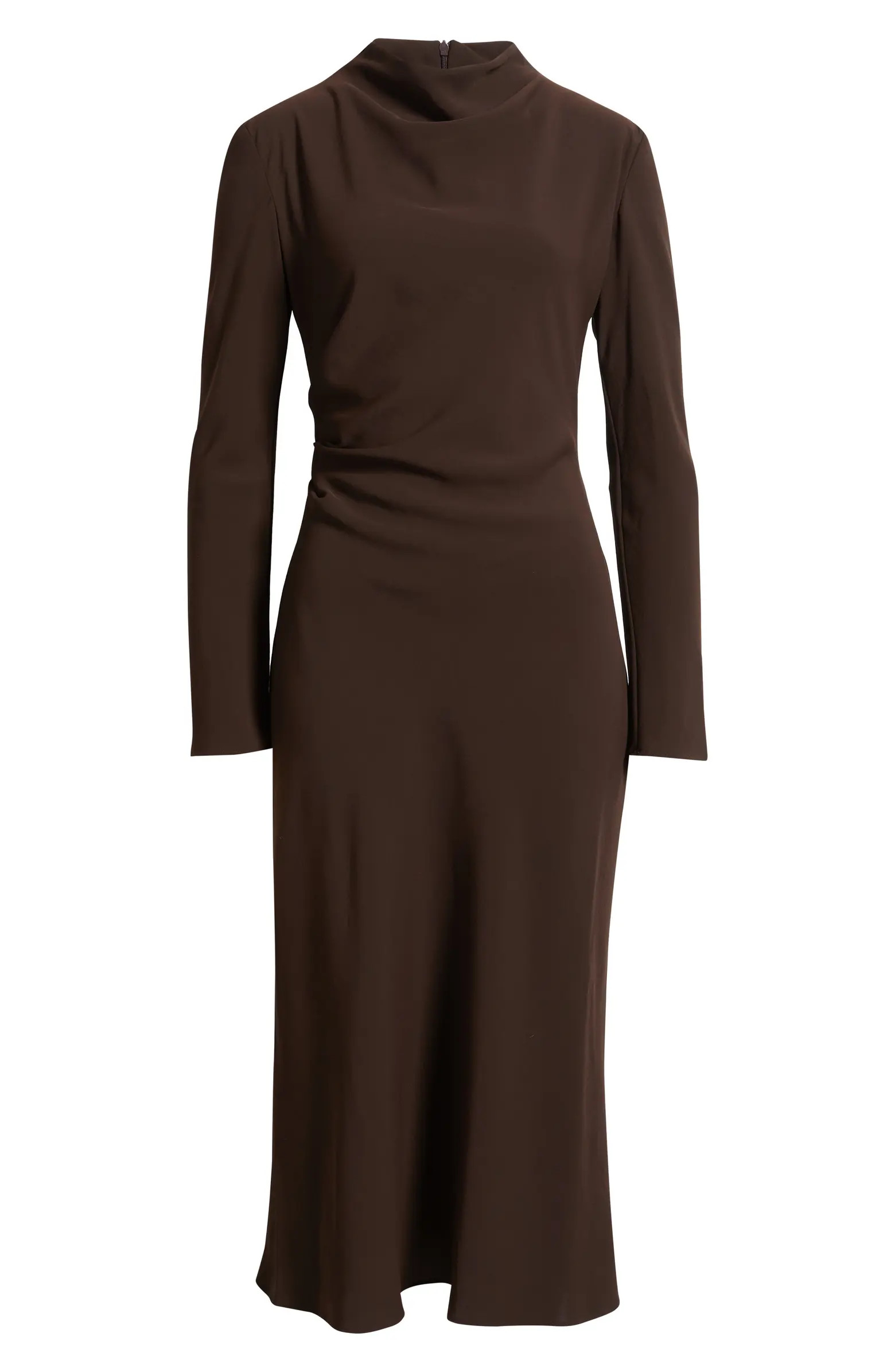 Caro Ruched Long Sleeve Maxi Dress | Nordstrom