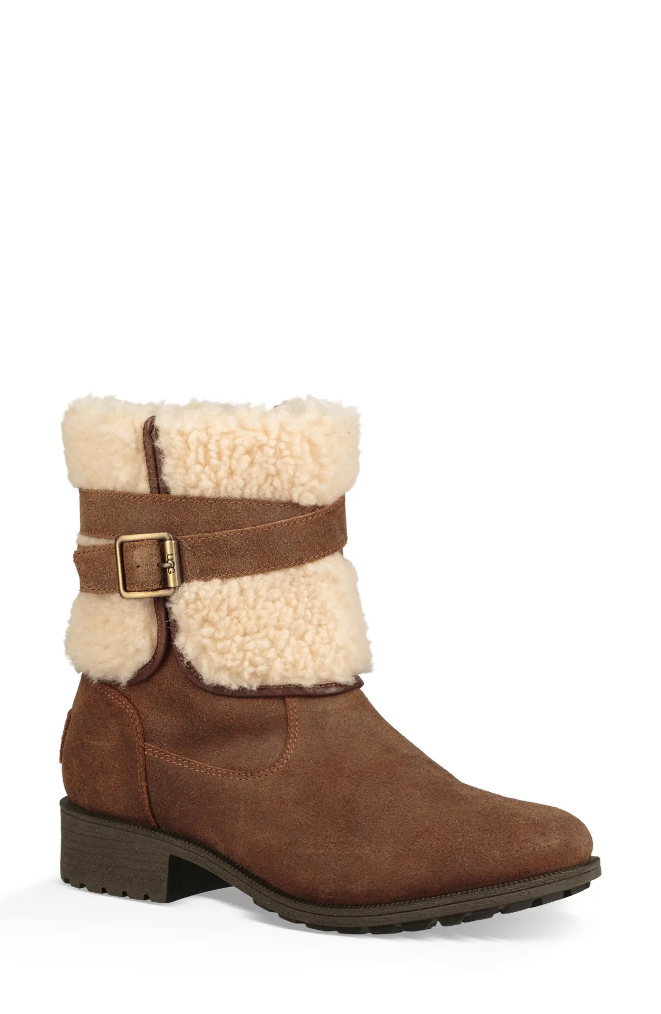 UGG® Blayre III Faux Shearling Cuff Bootie (Women) | Nordstrom