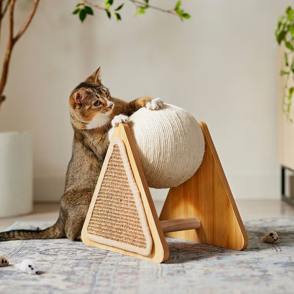 Frisco Sisal Ball 13.5" Cat Scratching Post | Chewy.com