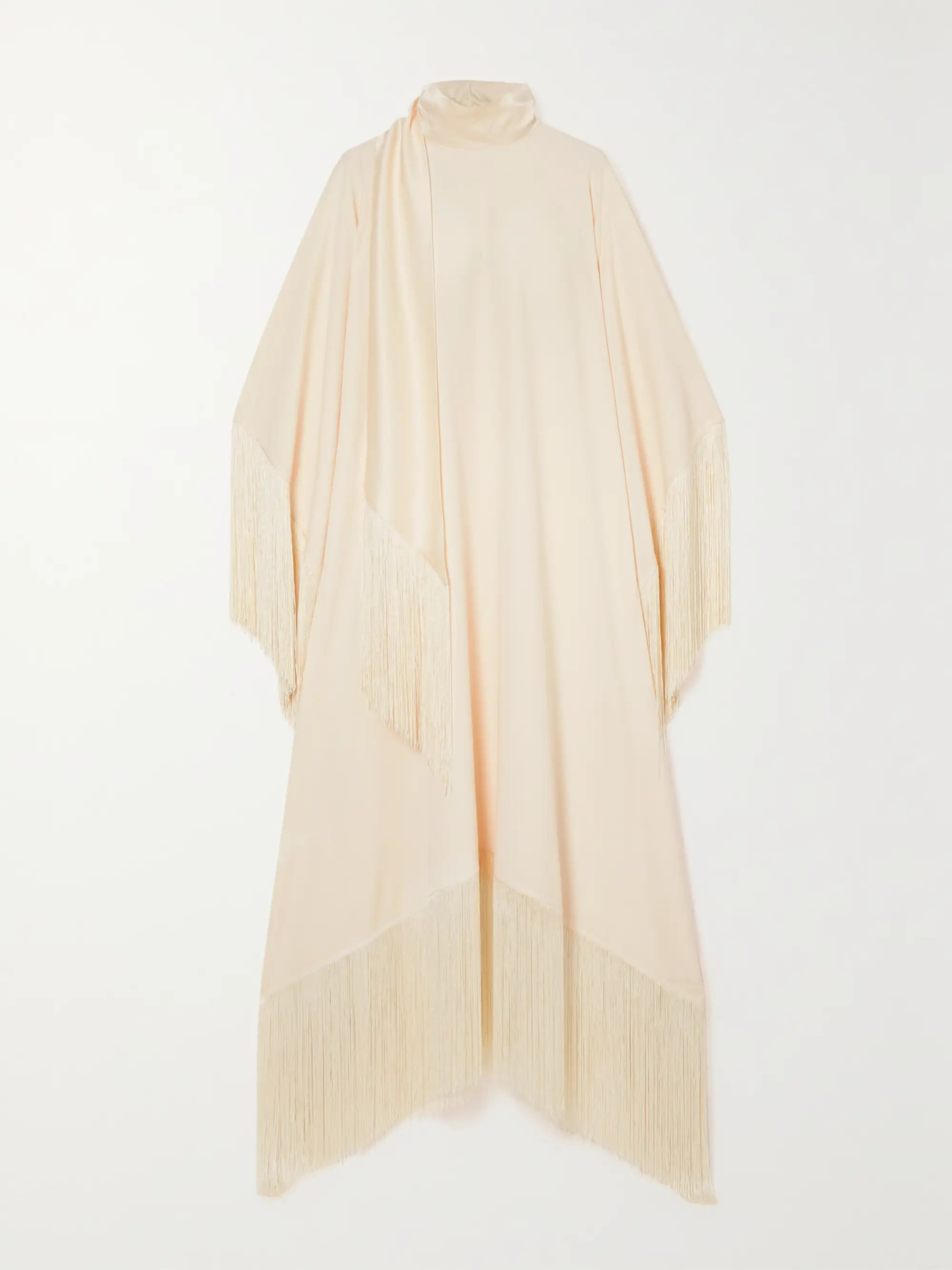 Mrs. Ross fringed crepe kaftan | NET-A-PORTER (US)