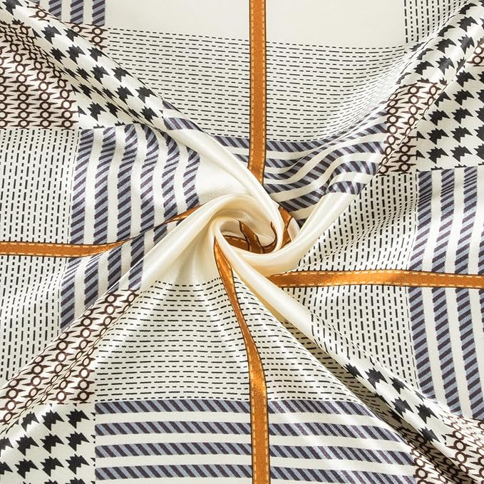 RIIQIICHY Head Scarf for Women Like Silk Scarf Hair Scarf Printed Square Scarf Bandanas for Women... | Amazon (US)