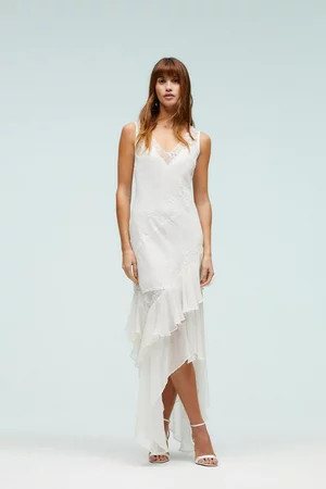 Lace And Ruffle Detail Maxi Dress | Coast UK & IE