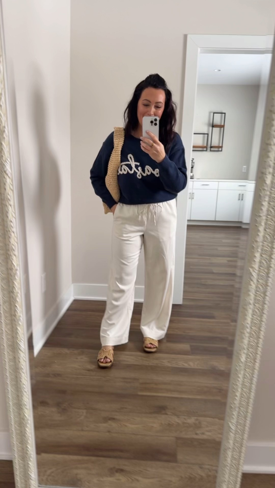 TARGET 🎯 TUESDAY 
• medium top 
• medium regular length pants, I’m 5’4
• shoes true to size 

@Target 

#LTKMidsize #LTKootd #LTKOver40