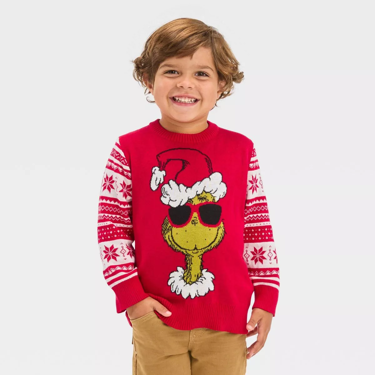 Boys grinch hotsell christmas jumper