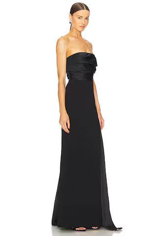 Amira Gown in Black | Revolve Clothing (Global)