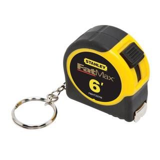 Stanley FATMAX 6 ft. x 1/2 in. Keychain Pocket Tape Measure FMHT33706M | The Home Depot