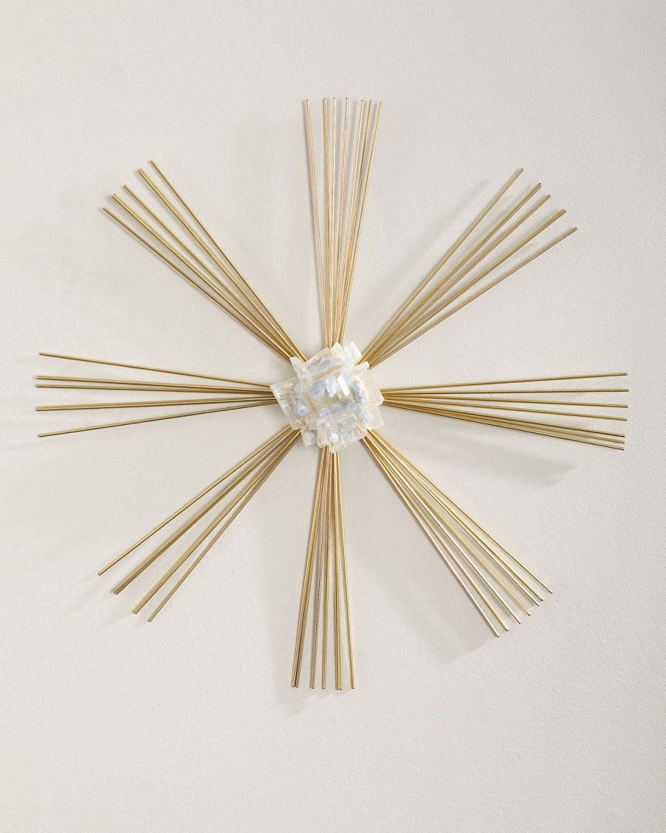 John-Richard Collection Rays of Brass with Calcite and Celestite and Matching Items | Horchow