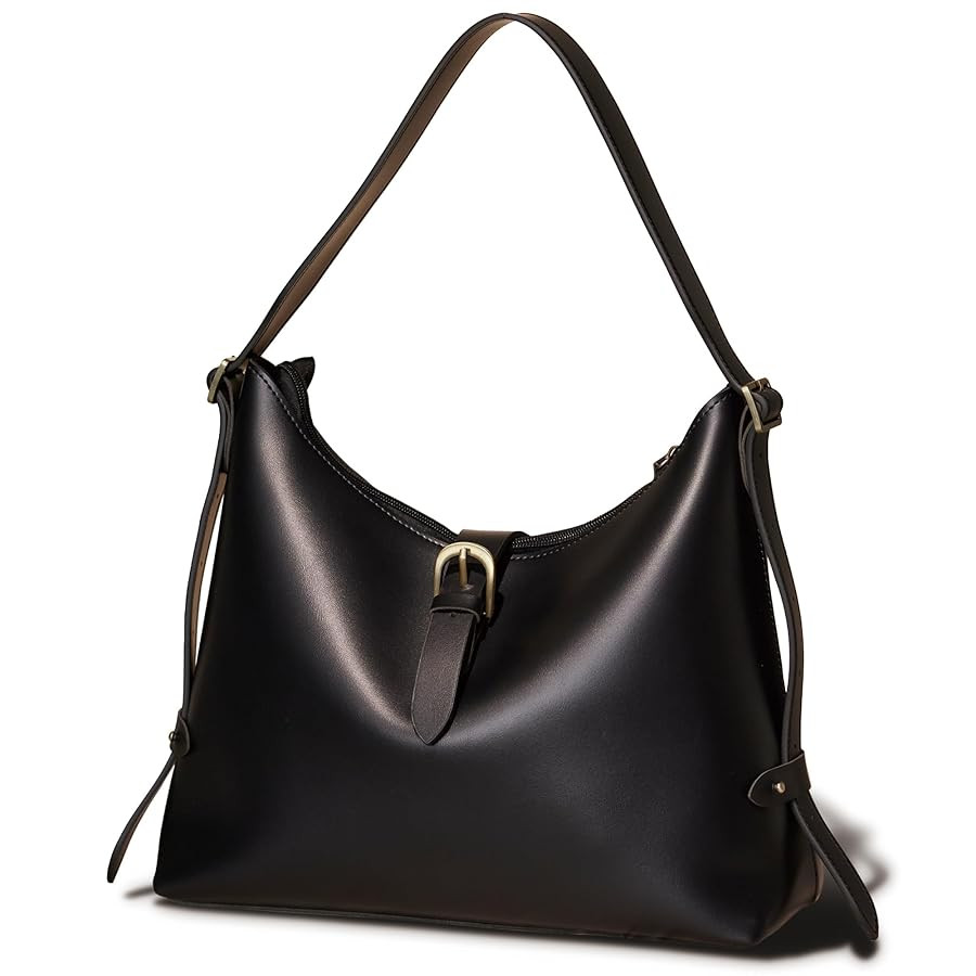 SUNLIGHT LEAVES Vintage Vegan Leather Hobo Bag For Women Shoulder Purse Crossbody Satchel Under A... | Amazon (US)