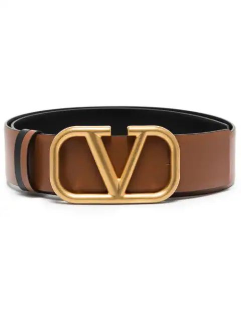 VLogo reversible leather belt | Farfetch (US)